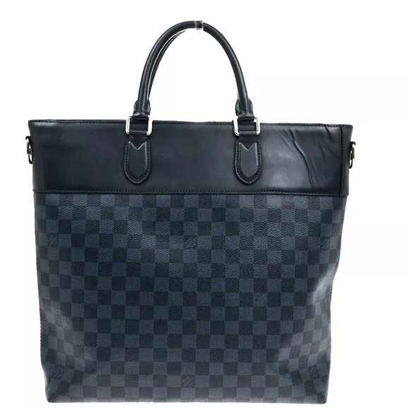 LOUIS VUITTON Newport Business Hand Bag Damier Cobalt Leather BE - Picture 2 of 16